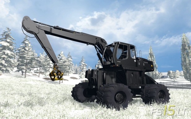 Liebherr-900-Black-Logging-Edition-v-4.0 | FS15.LT - Farming Simulator ...