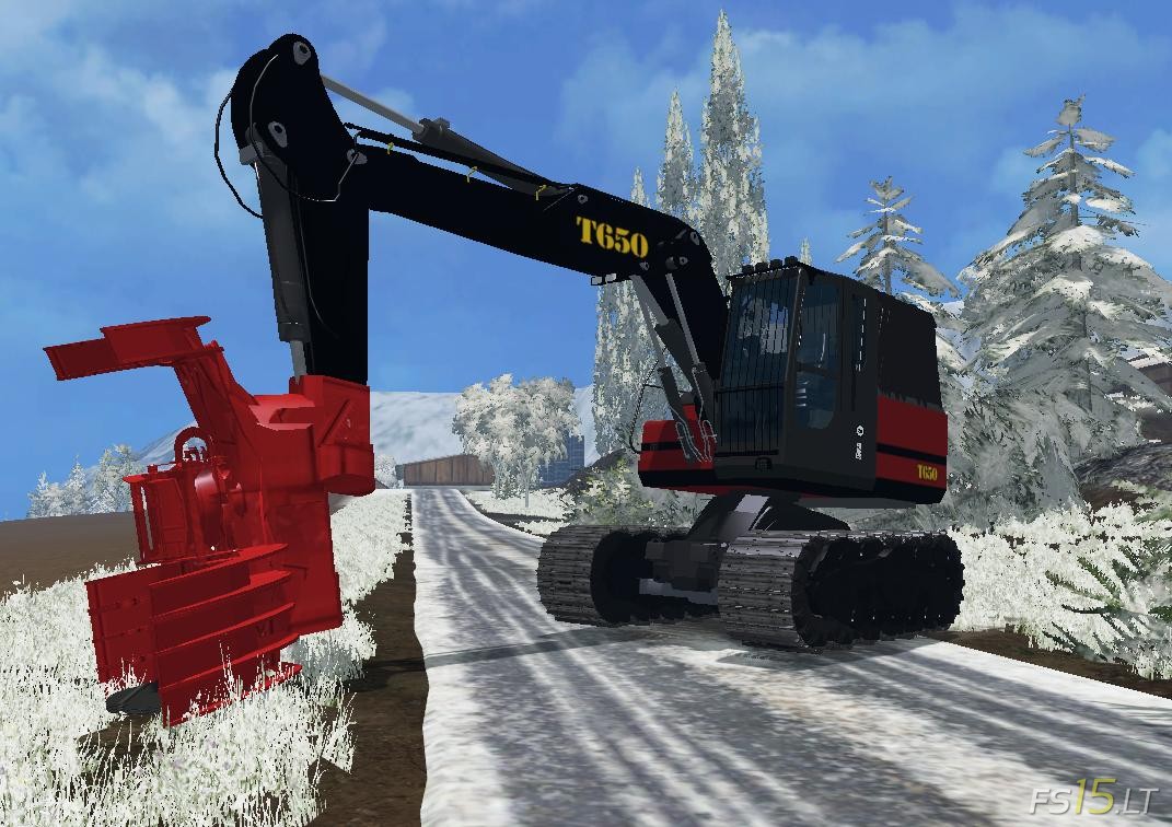 T650 Feller Buncher v 1.0 | FS15 mods - FS15.LT