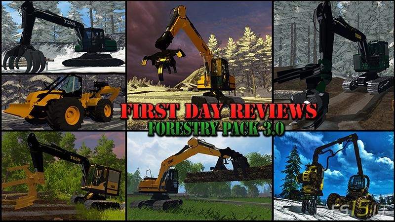 Forestry Pack V 3 0 FS15 Mods FS15 LT