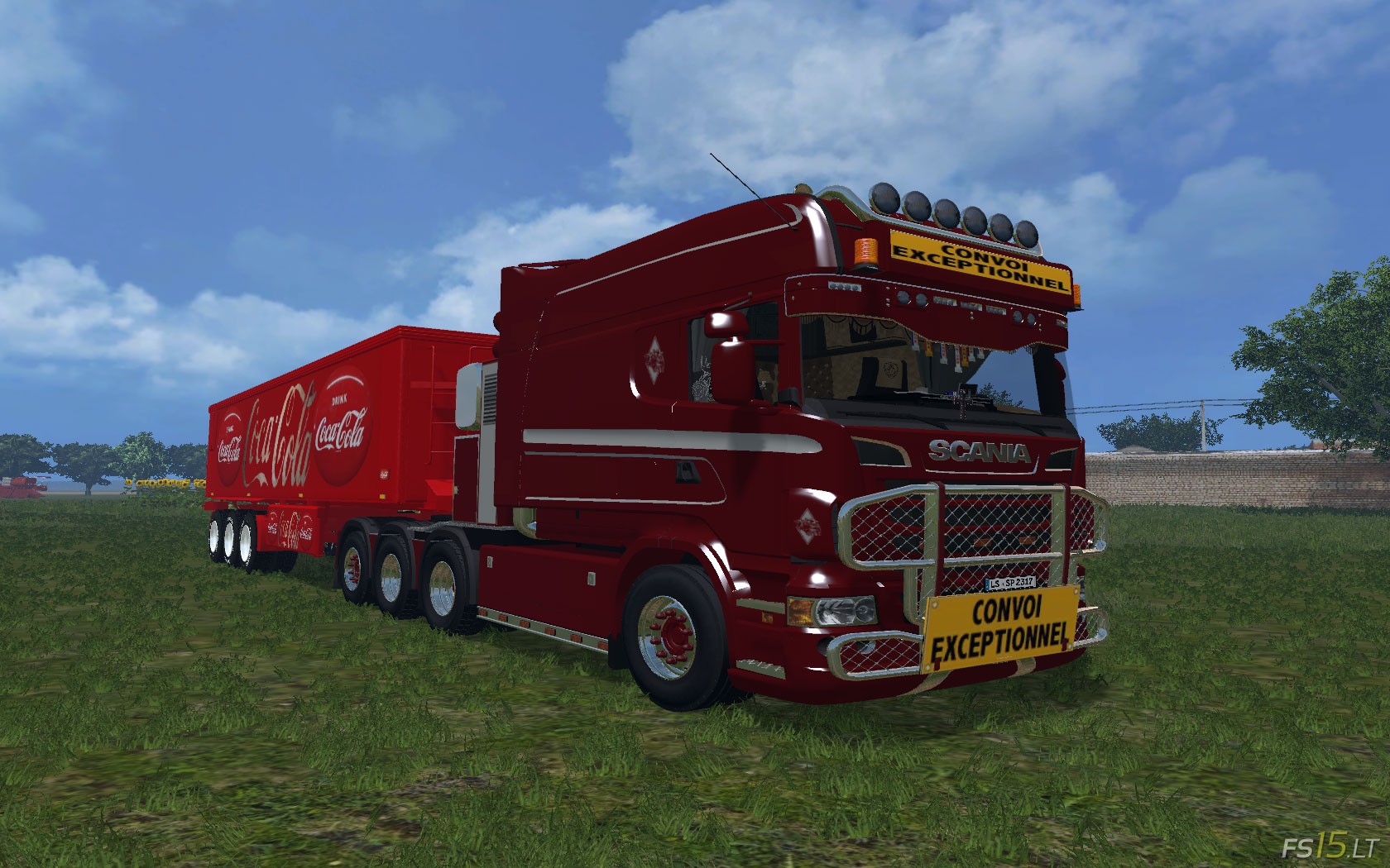 Scania Longline Heavy Transport v 1.0 | FS15 mods - FS15.LT