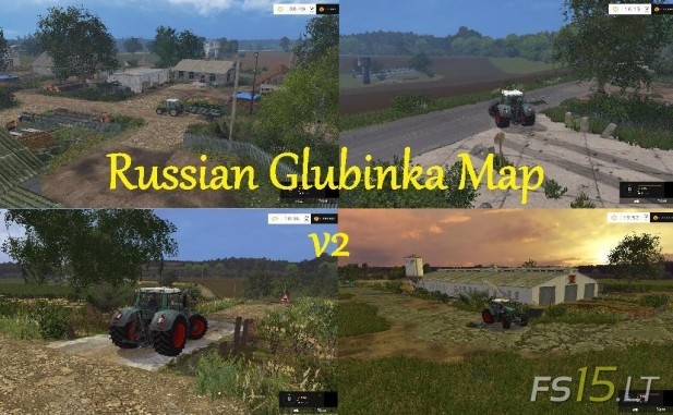 Russian Glubinka Map