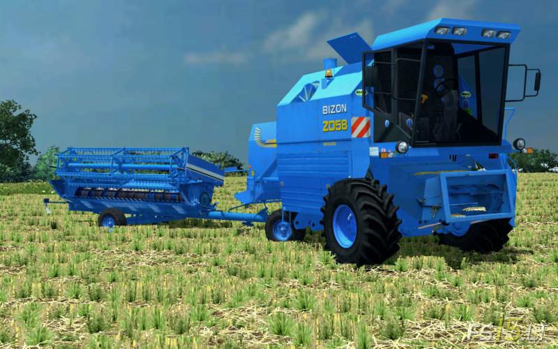 Bizon Rekord Z058 New Holland Edition v 1.0 | FS15 mods - FS15.LT