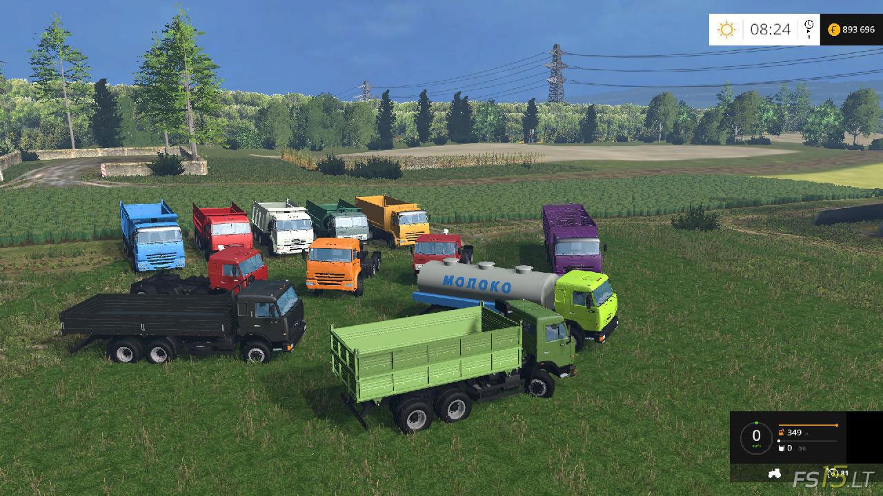 Мод пак 1.27. FS 15 КАМАЗ. Farming Simulator 15 КАМАЗ. КАМАЗ пак для ФС 15. КАМАЗ 54112 ФС 15.