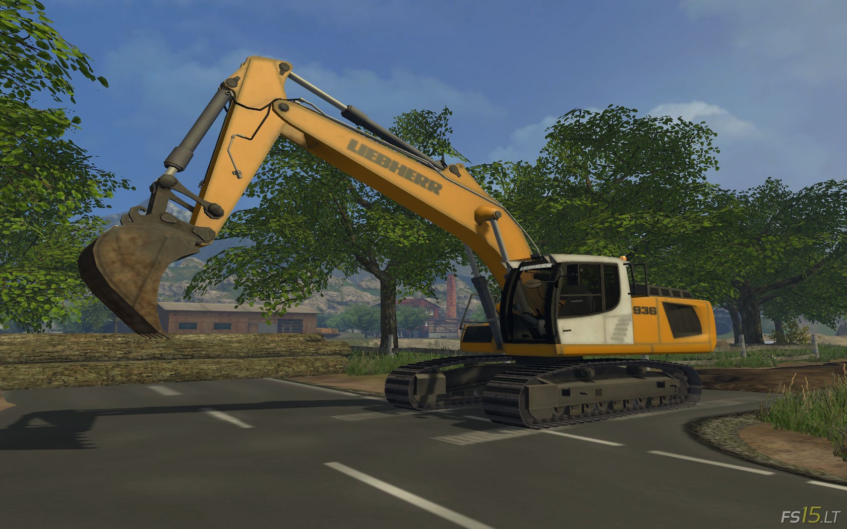 Liebherr R936 v 1.0 | FS15 mods - FS15.LT