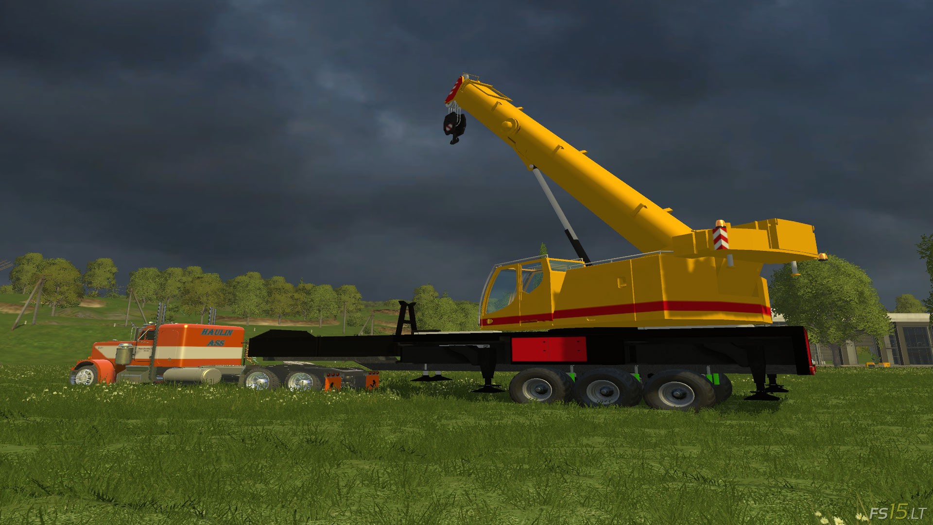 Crane Trailer | FS15 mods - FS15.LT