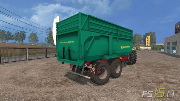 mac smoothside dump trailer mod with tarp for farming simulator 2015