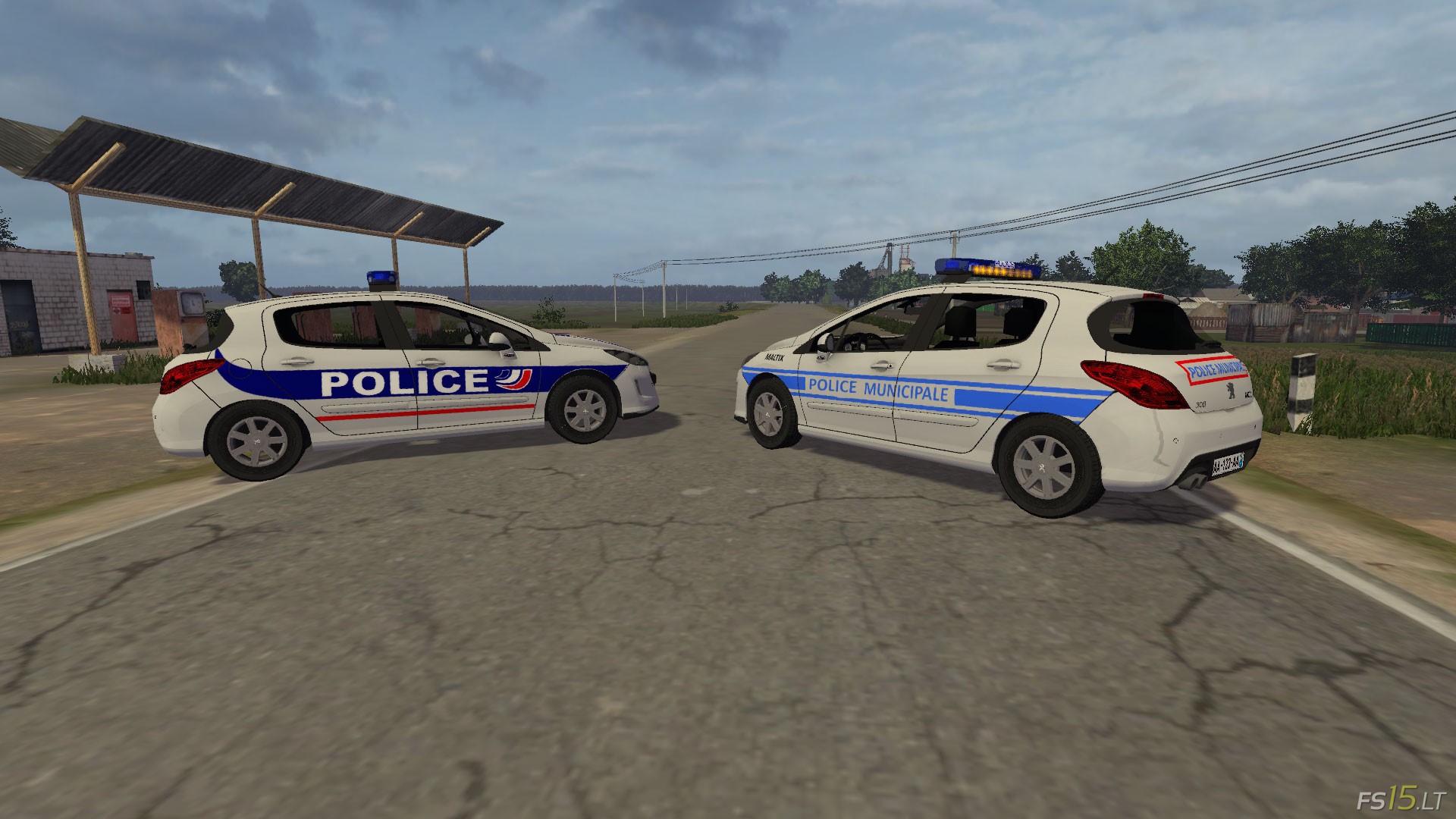 Peugeot 308 Police | FS15 mods - FS15.LT