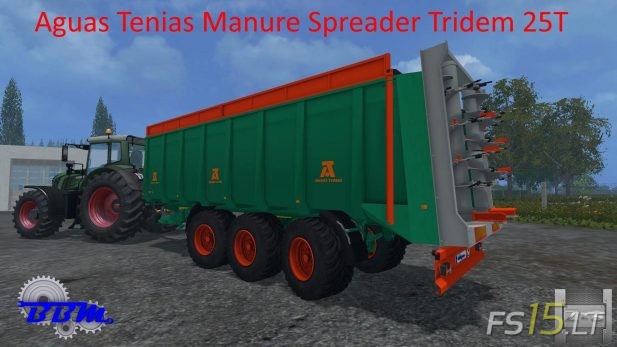 Aguas-Tenias-Manure-Spreader-Tridem-25T
