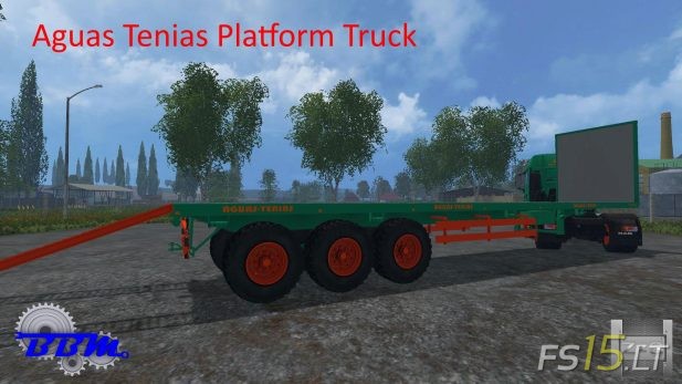 Aguas-Tenias-Platform-Truck