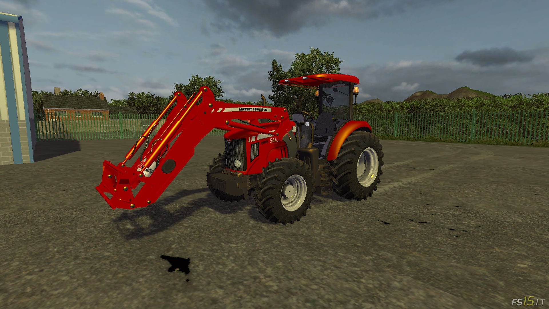 Massey Ferguson 5445 + Frontloader | FS15 mods - FS15.LT