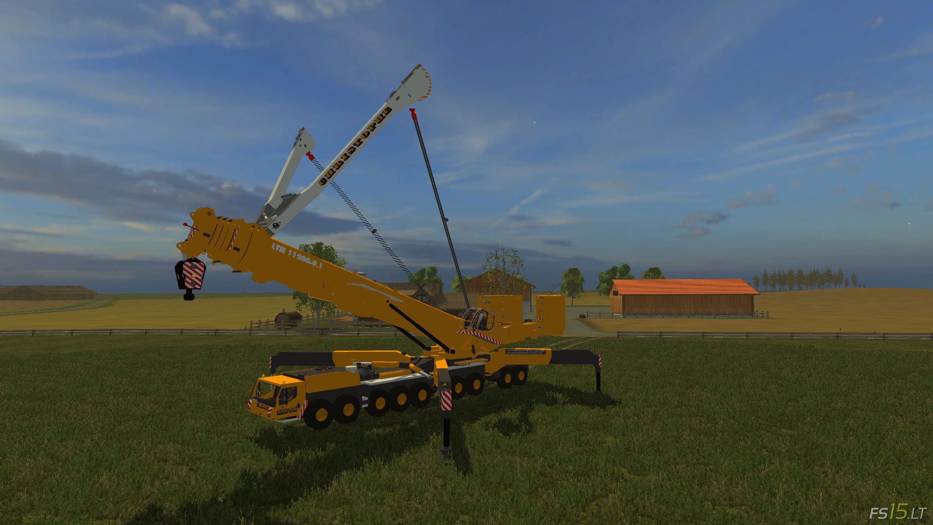 Liebherr LTM 11200 Christophe Levage | FS15 mods - FS15.LT