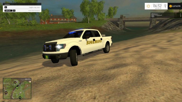 Ford F150 Sheriff With Lightbar V 1.0 